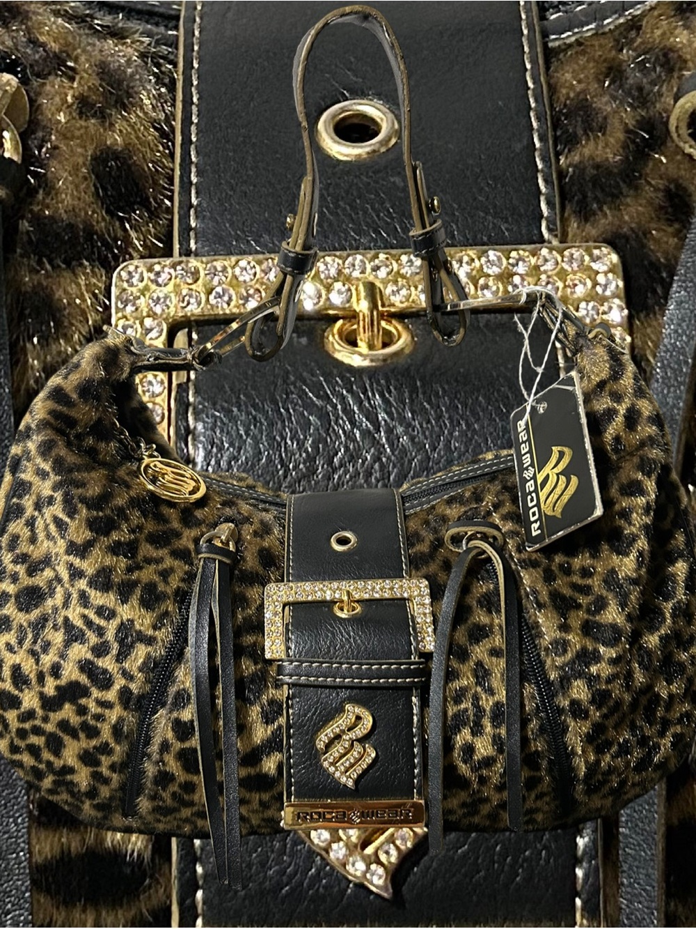 Vtg Rocawear(Leopard) Handbag
